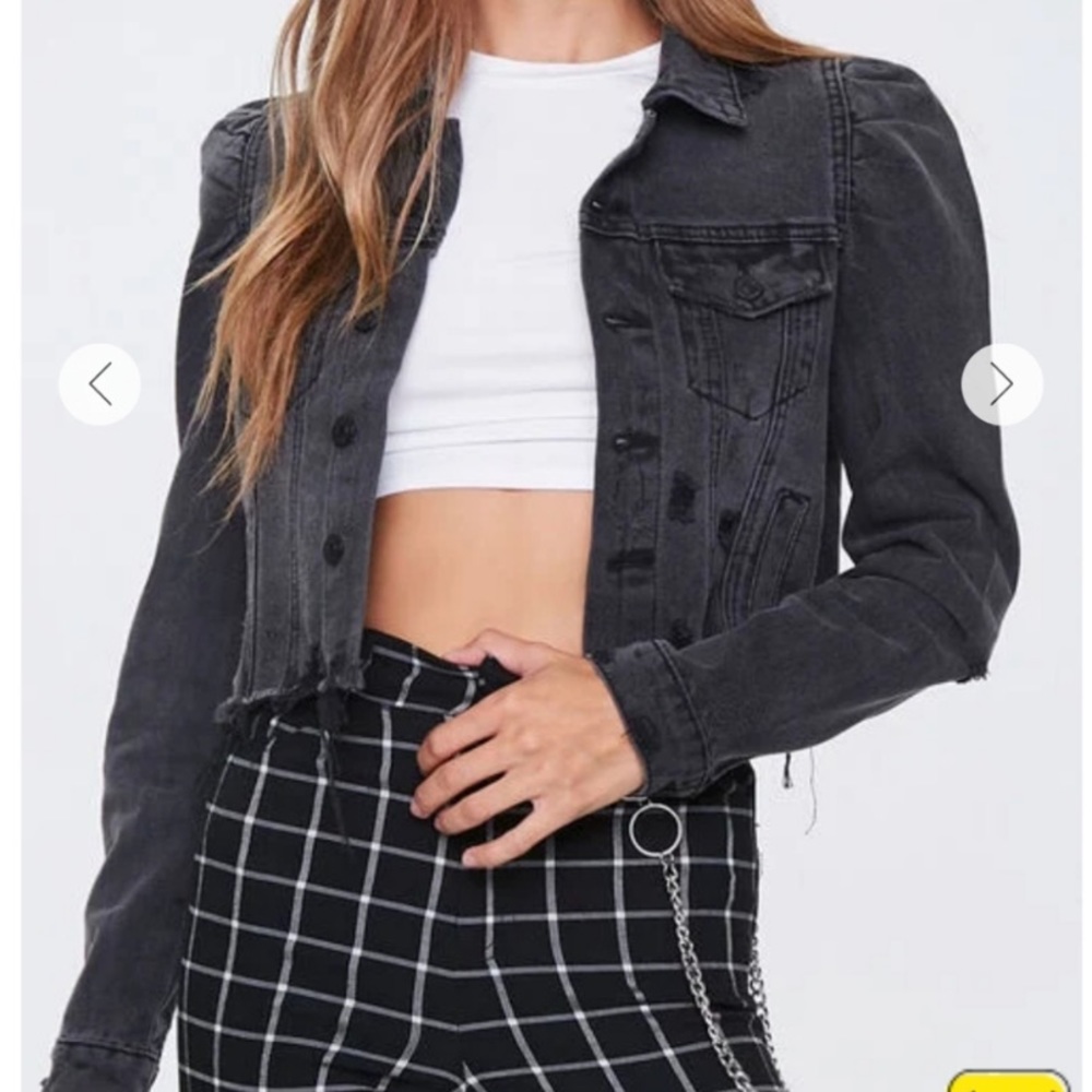 Forever 21 Black Denim Jacket